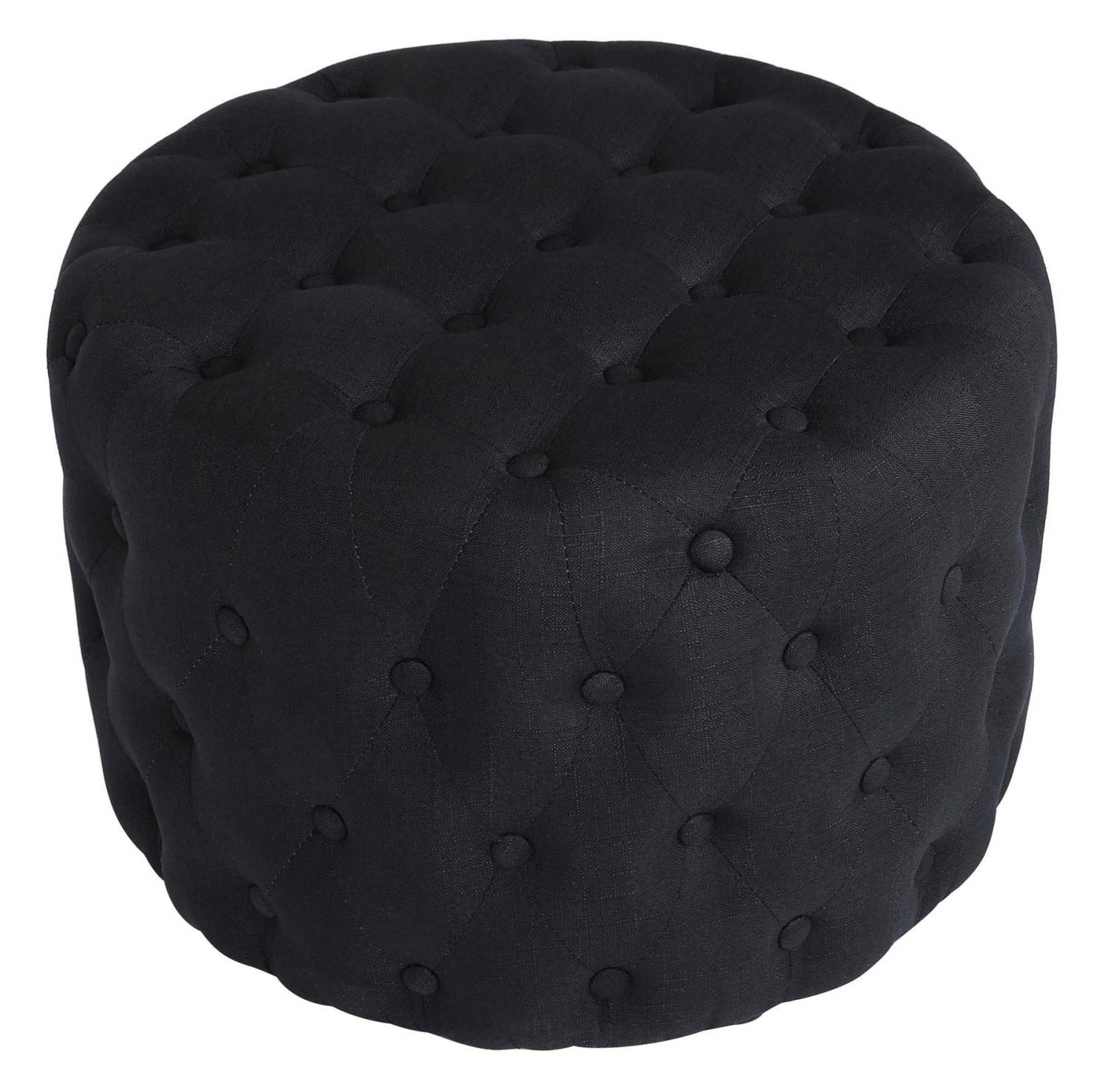 Sitzhocker Medan Stoff Dunkelgrau 3 Sitzhocker Medan Stoff Dunkelgrau – Bild 3