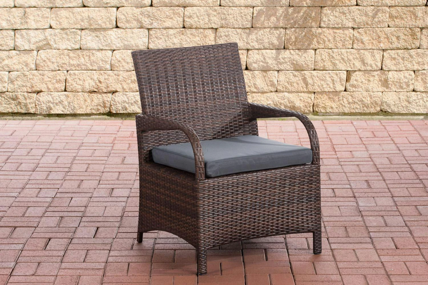 Stuhl Pizzo Eisengrau Braun-meliert 1 Stuhl Pizzo Eisengrau Braun-meliert