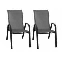 2er Set Stapelstühle Jones Schwarz -CLP d1829304 ec71 4665 be08 1381f79ed477