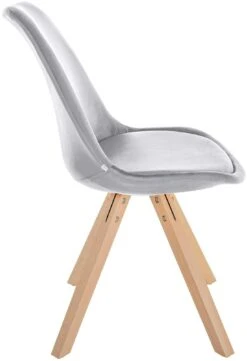 Stuhl Sofia Samt Square Hellgrau -CLP d190351e a5d5 4c0d baca 0212b52f0fee