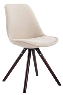 Besucherstuhl Toulouse Stoff Rund Cappuccino (eiche) Grau -CLP d3ae675e efc9 4a3c 822e a7f899f89e0d