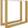 2x Tischbeine Velden 80 Cm Gold
