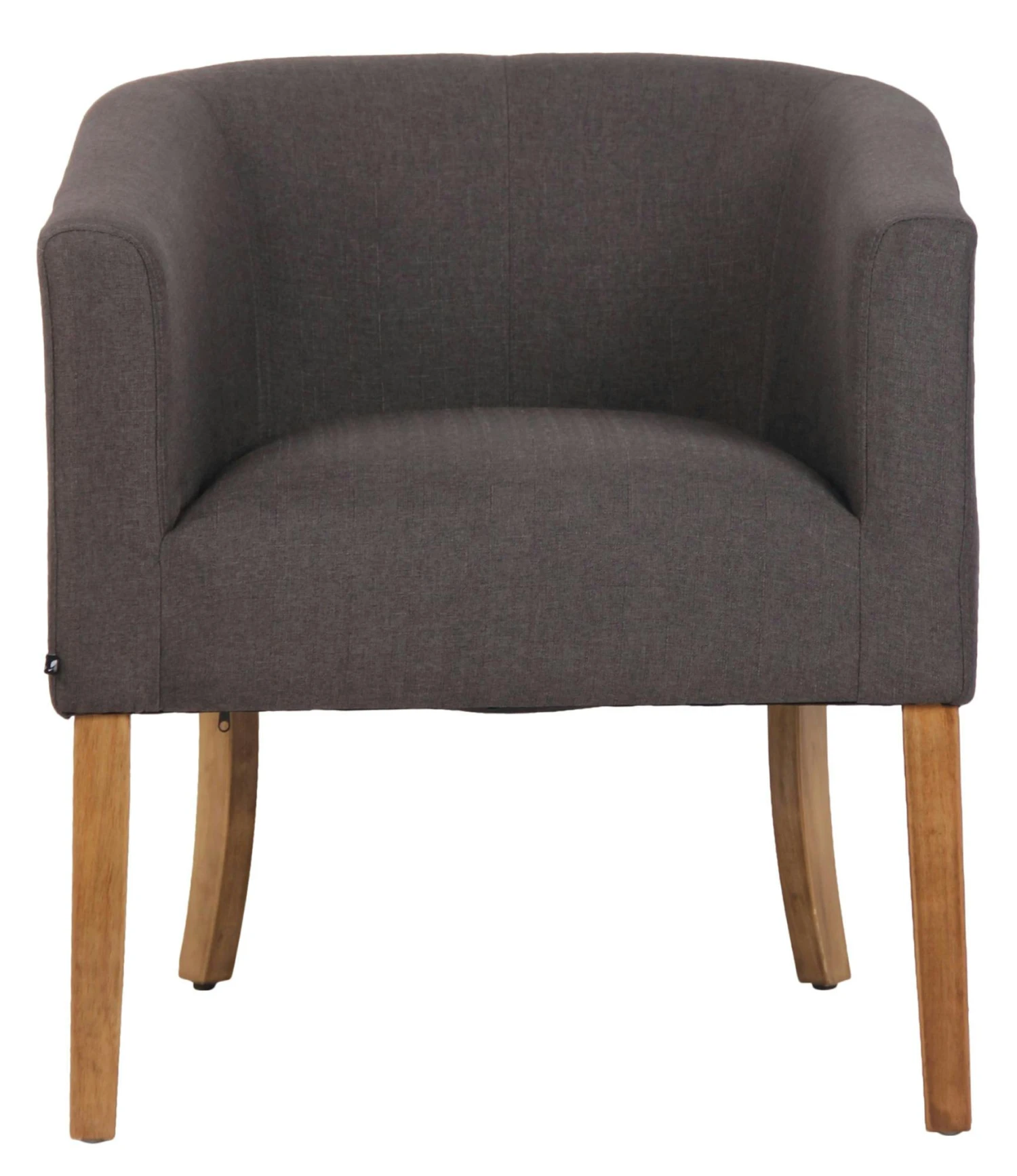 Sessel Nemea Stoff Antik-hell Dunkelgrau 2 Sessel Nemea Stoff Antik-hell Dunkelgrau – Bild 2