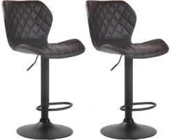 Barhocker Cork Kunstleder Schwarz Braun 11 Barhocker Cork Kunstleder Schwarz Braun -CLP de65e7e6 9631 481b 8b94 0777e4a8757d