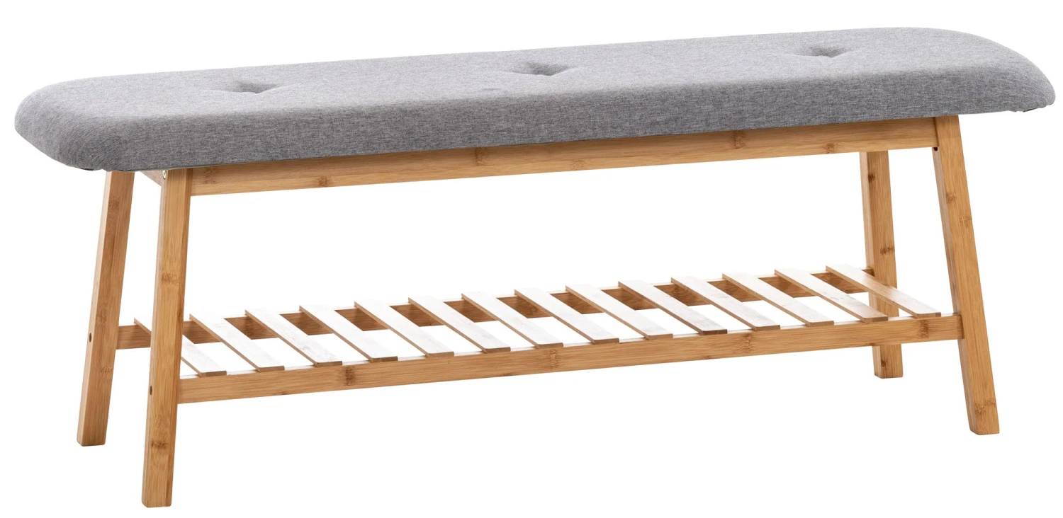 Sitzbank Marne Stoff Square 150 Cm Grau 3 Sitzbank Marne Stoff Square 150 Cm Grau – Bild 3