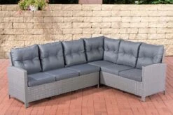 L Garnitur Minari Eisengrau Grau