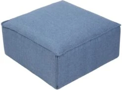 Hocker Nantes Stoff Blau
