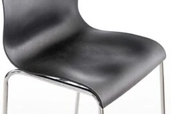 2er Set Barhocker Hoover Kunststoff 4-Fuß Gestell Chrom Schwarz -CLP ea7e644f e2d2 4a1d ad8b b564d4f0cb7a