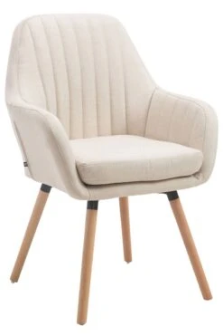 Stuhl Florian Stoff Natura (eiche) Creme