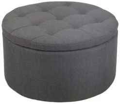 Sitzhocker Naila Stoff Dunkelgrau -CLP ed908849 2036 4015 a83e 26f7921c633b 2