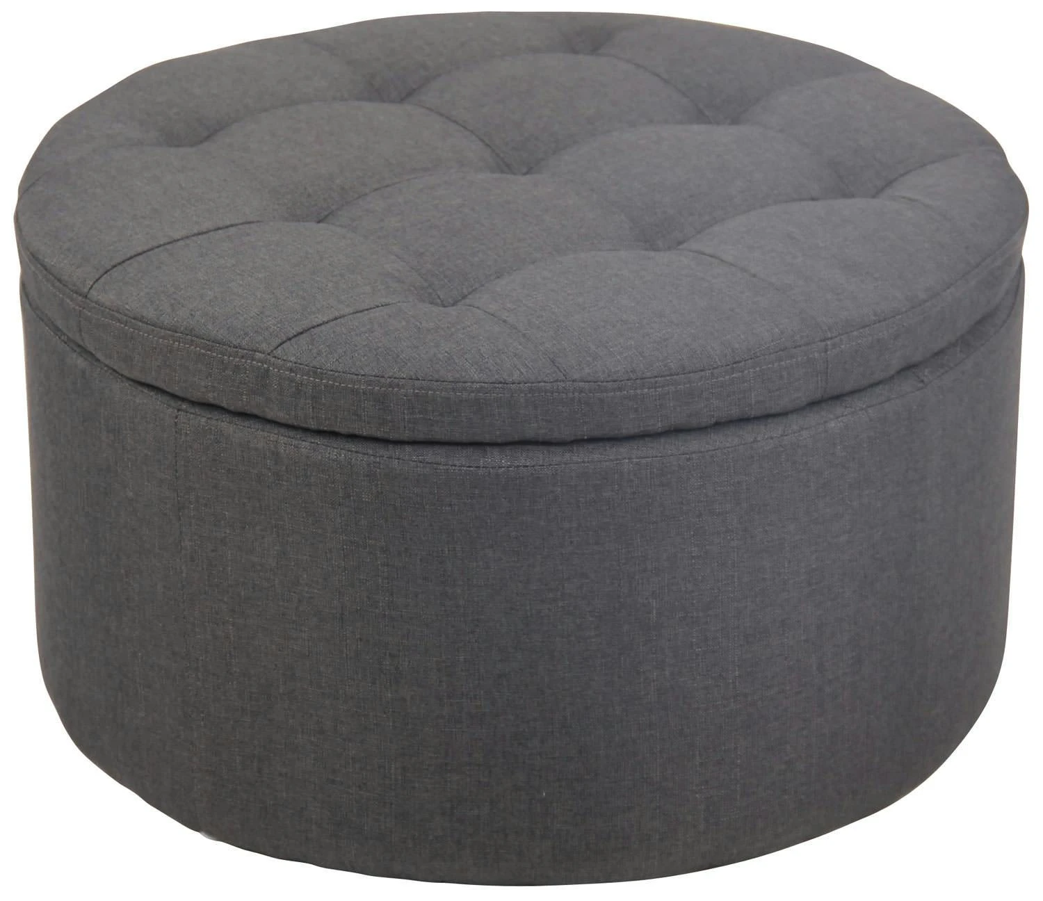 Sitzhocker Medan Stoff Dunkelgrau 4 Sitzhocker Medan Stoff Dunkelgrau – Bild 4