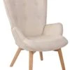 Lounger Durham Stoff Creme