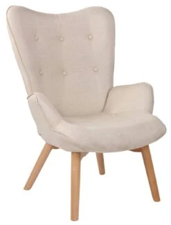 Lounger Durham Stoff Creme