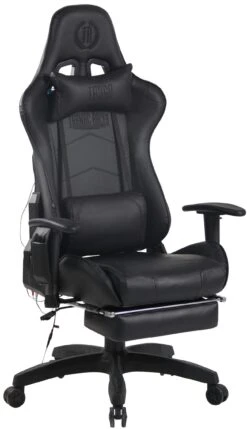 Bürostuhl Turbo XFM Kunstleder Schwarz/schwarz