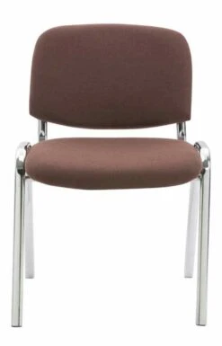 4er Set Stühle Ken C Stoff Braun -CLP f1055ed4 598d 4fb3 a34e eeecebc7200a