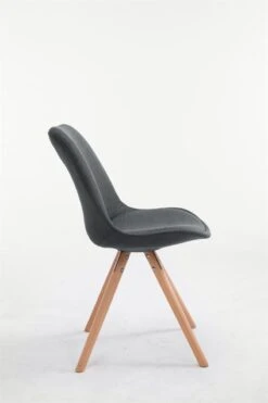 Besucherstuhl Toulouse Stoff Natura Rund Dunkelgrau -CLP f1aa2b7a 66fc 4c09 a3de 1737a02b307e