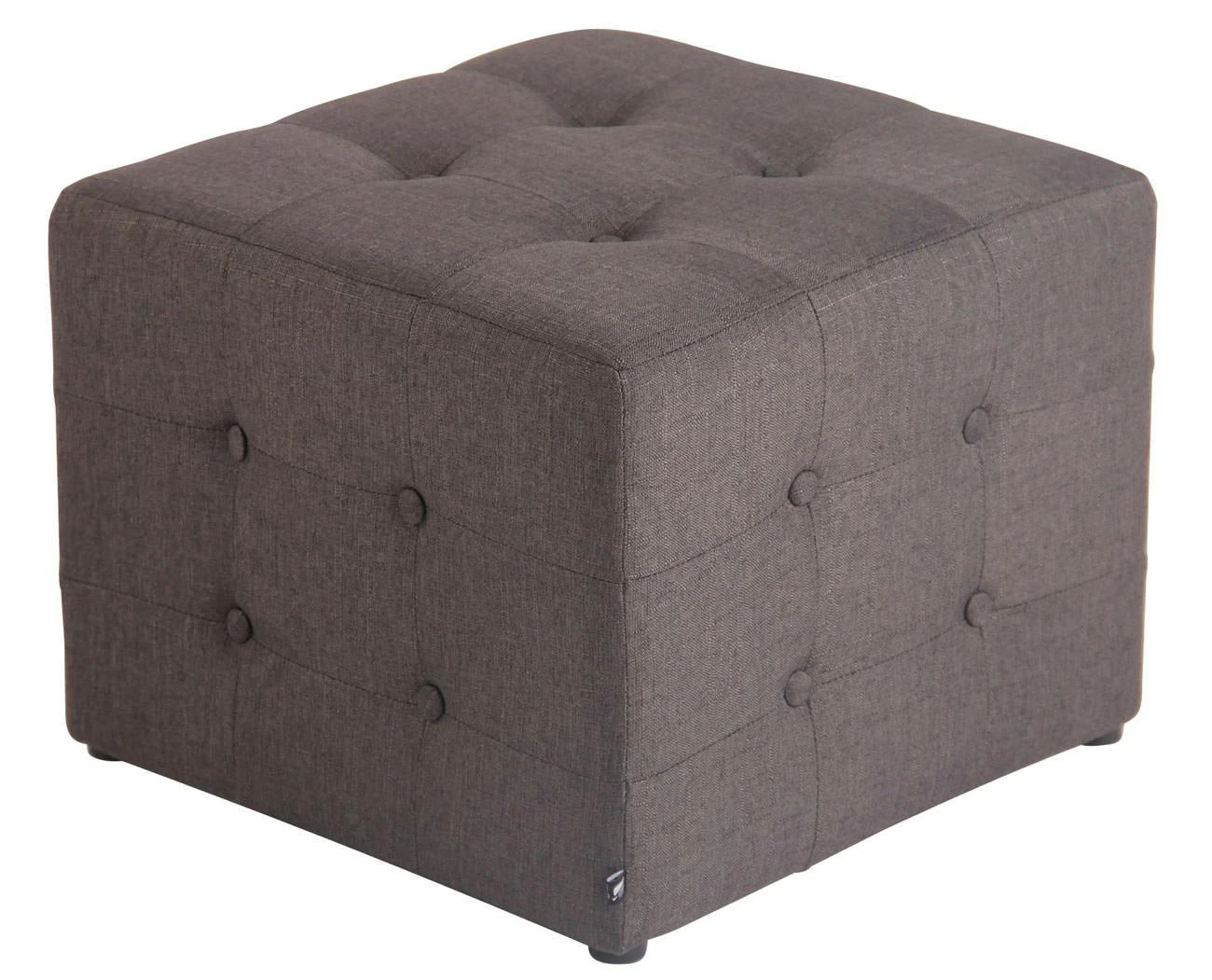 Sitzhocker Medan Stoff Dunkelgrau 5 Sitzhocker Medan Stoff Dunkelgrau – Bild 5