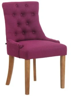 Esszimmerstuhl Inverness Stoff Antik-hell Lila