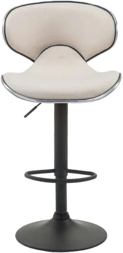 Barhocker Las Vegas V2 Stoff Schwarz Creme -CLP f56858f5 73ac 4196 99d3 b011191f97ae