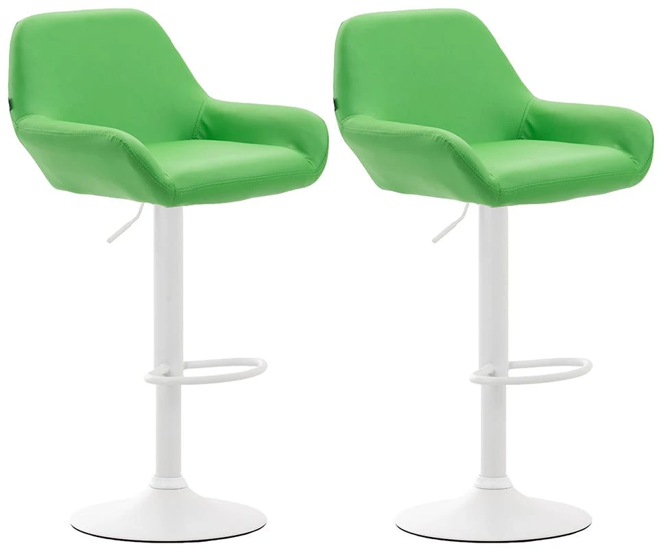 Barhocker Braga Kunstleder Chrom Grün 6 Barhocker Braga Kunstleder Chrom Grün – Bild 6