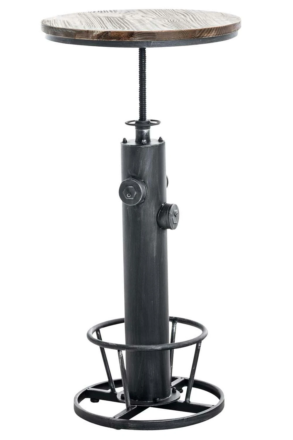 Stehtisch Lumos, Holz Antik Weiß 4 Stehtisch Lumos, Holz Antik Weiß – Bild 4